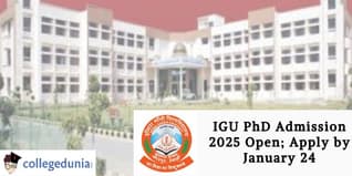 IGU PhD Admission 2025 Open; Apply by January 24